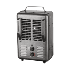 KING Up to 1500-Watt Fan Compact Personal Indoor Electric Space Heater with Thermostat
