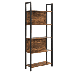 VASAGLE 5-Tier Bookshelf, Storage Rack Shelf