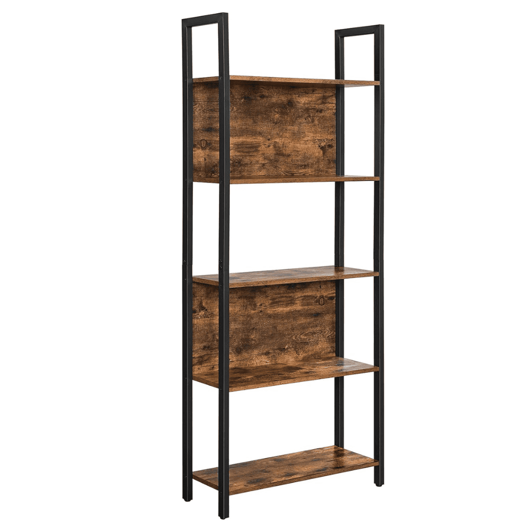 VASAGLE 5-Tier Bookshelf, Storage Rack Shelf
