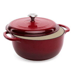 Best Choice Products 6qt Ceramic Non-Stick Heavy-Duty Cast Iron Dutch Oven w/Enamel Coating, Red