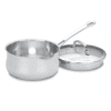 Cuisinart 419-18P 2-Quart Pour Saucepan with Cover Contour Cookware, Stainless Steel
