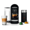Nespresso VertuoPlus Deluxe Coffee and Espresso Machine by Breville with Milk Frother, 8 Ounces, Black