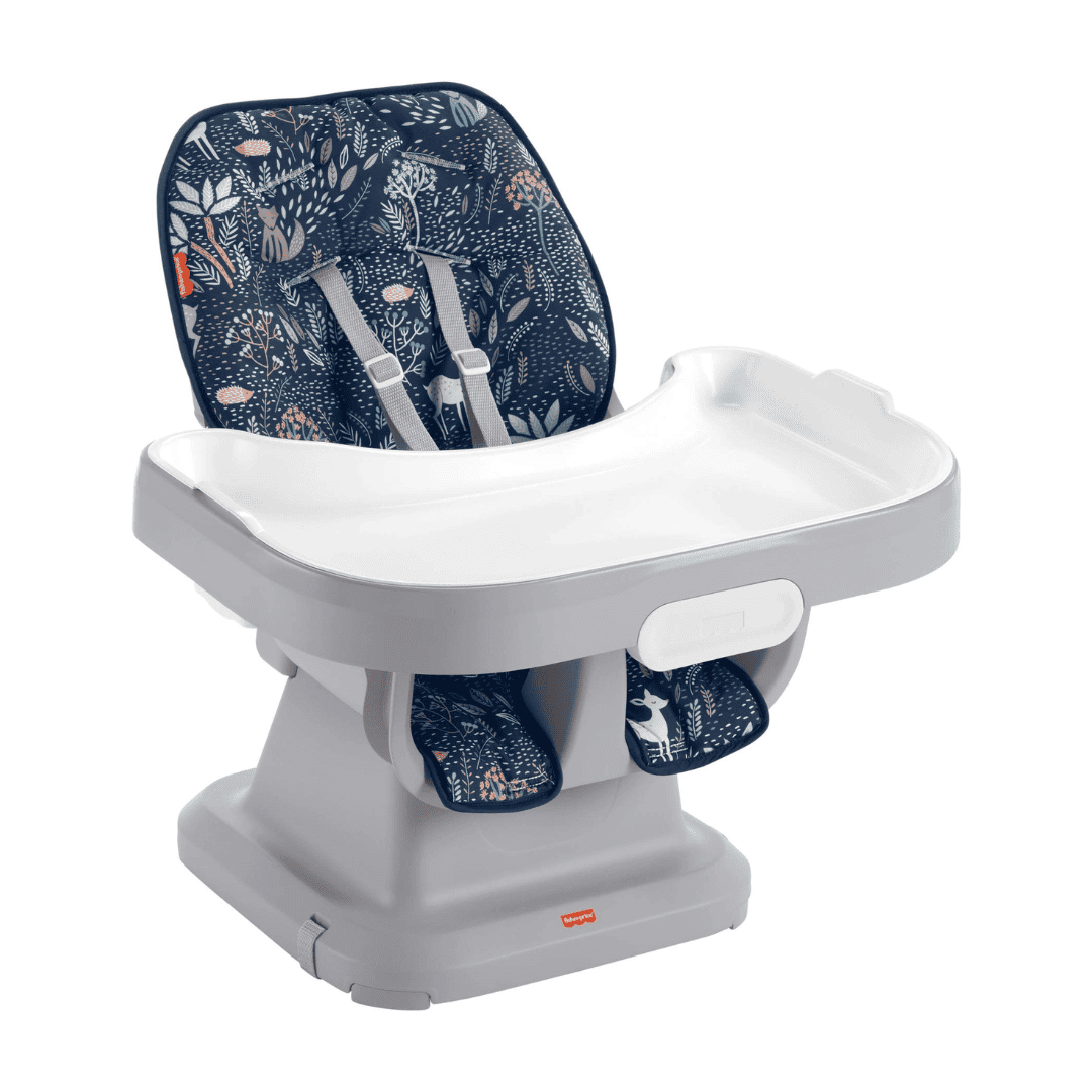 Fisher-Price Baby SpaceSaver Simple Clean High Chair Baby to Toddler Portable Dining Seat