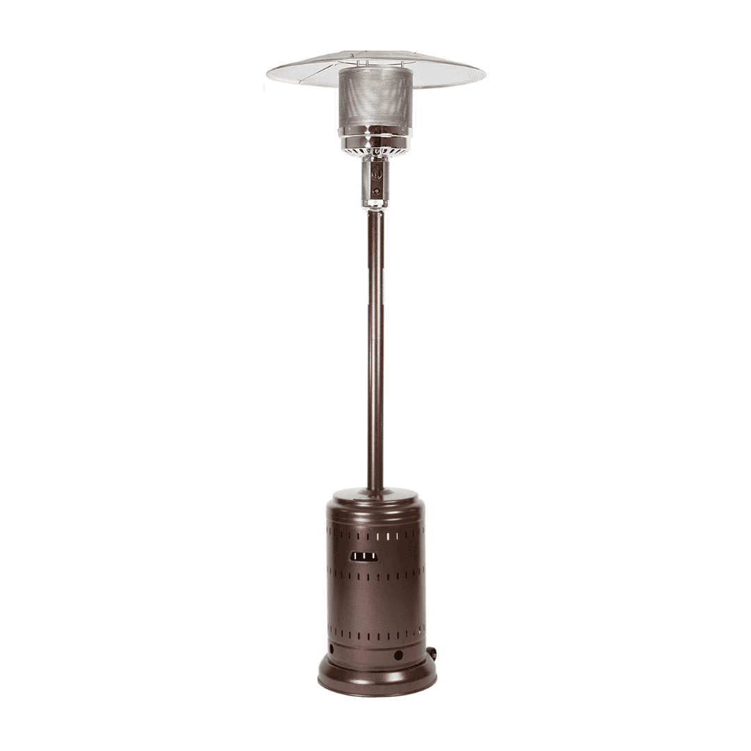 Fire Sense 46000-BTU Bronze Steel Floorstanding Liquid Propane Patio Heater