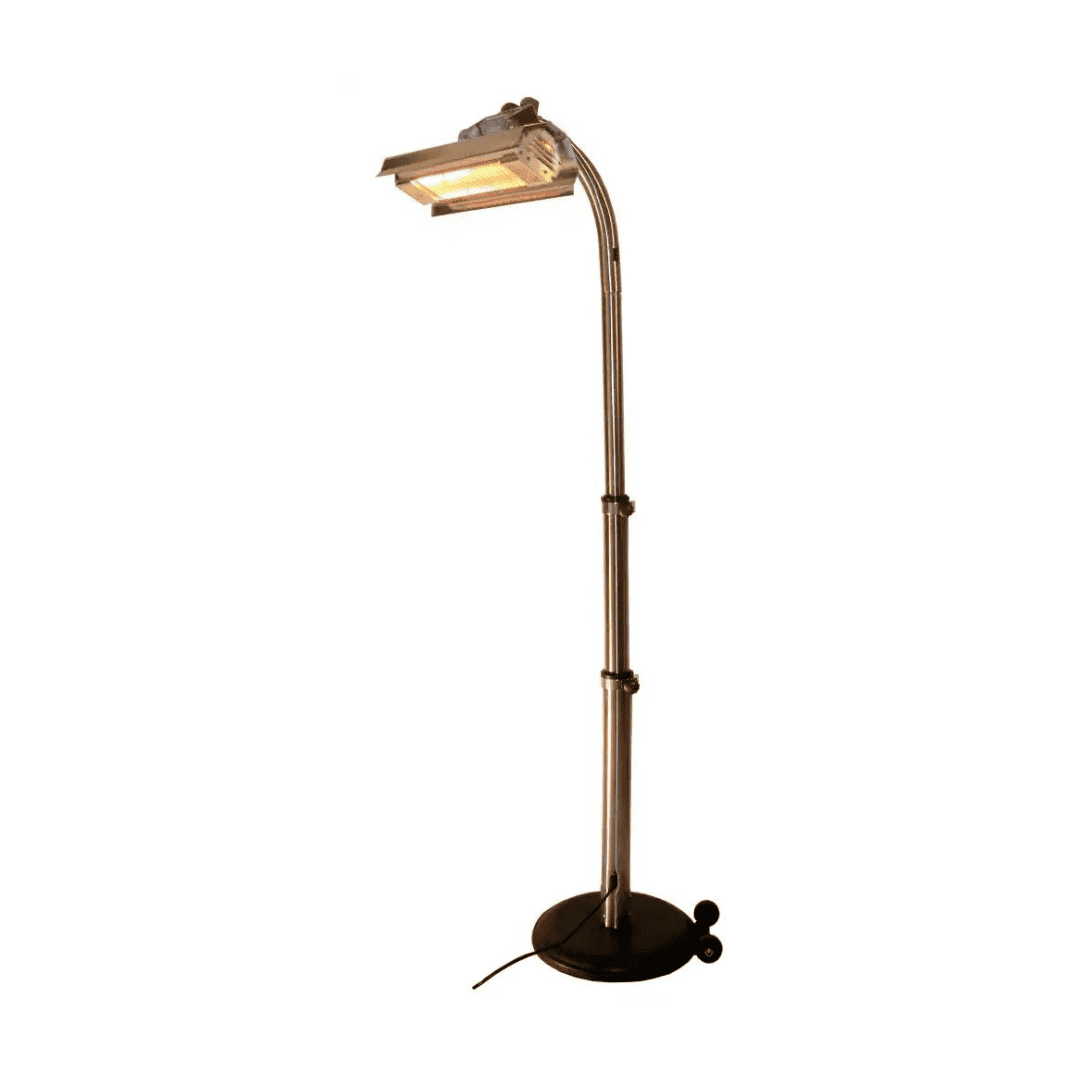 Well Traveled Living 5118-BTU 110-Volt Silver Stainless Steel Electric Patio Heater