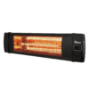 Dr Infrared Heater DR-238 Carbon Infrared Outdoor Heater for Restaurant, Patio, Backyard, Garage, and Decks, Standard, Black