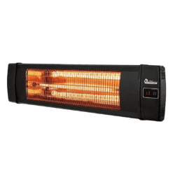 Dr Infrared Heater DR-238 Carbon Infrared Outdoor Heater for Restaurant, Patio, Backyard, Garage, and Decks, Standard, Black