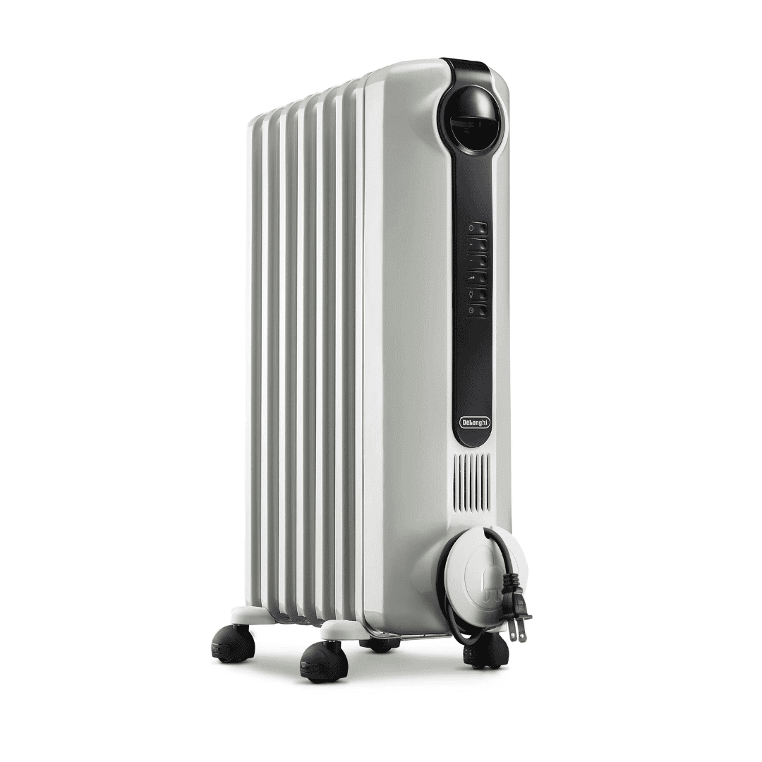 DeLonghi Up to 1500-Watt Convection and Radiant Tower Indoor Electric Space Heater with Thermostat