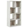 Signature Design by Ashley Paxberry Coastal 8 Cube Storage Organizer or Bookcase, Whitewash