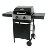 Master Forge Black/Porcelain Enamel 2-Burner Liquid Propane Gas Grill