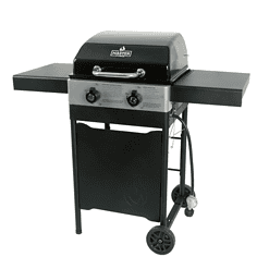 Master Forge Black/Porcelain Enamel 2-Burner Liquid Propane Gas Grill