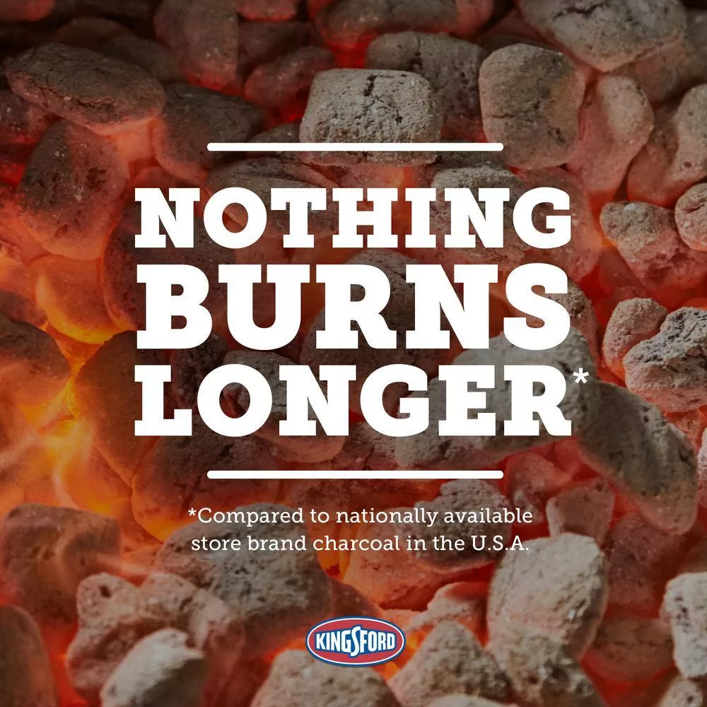 Kingsford B-322986025-2 16 lbs. Original BBQ Charcoal Briquettes with Blazer Charcoal Grill in Black (2-Pack)