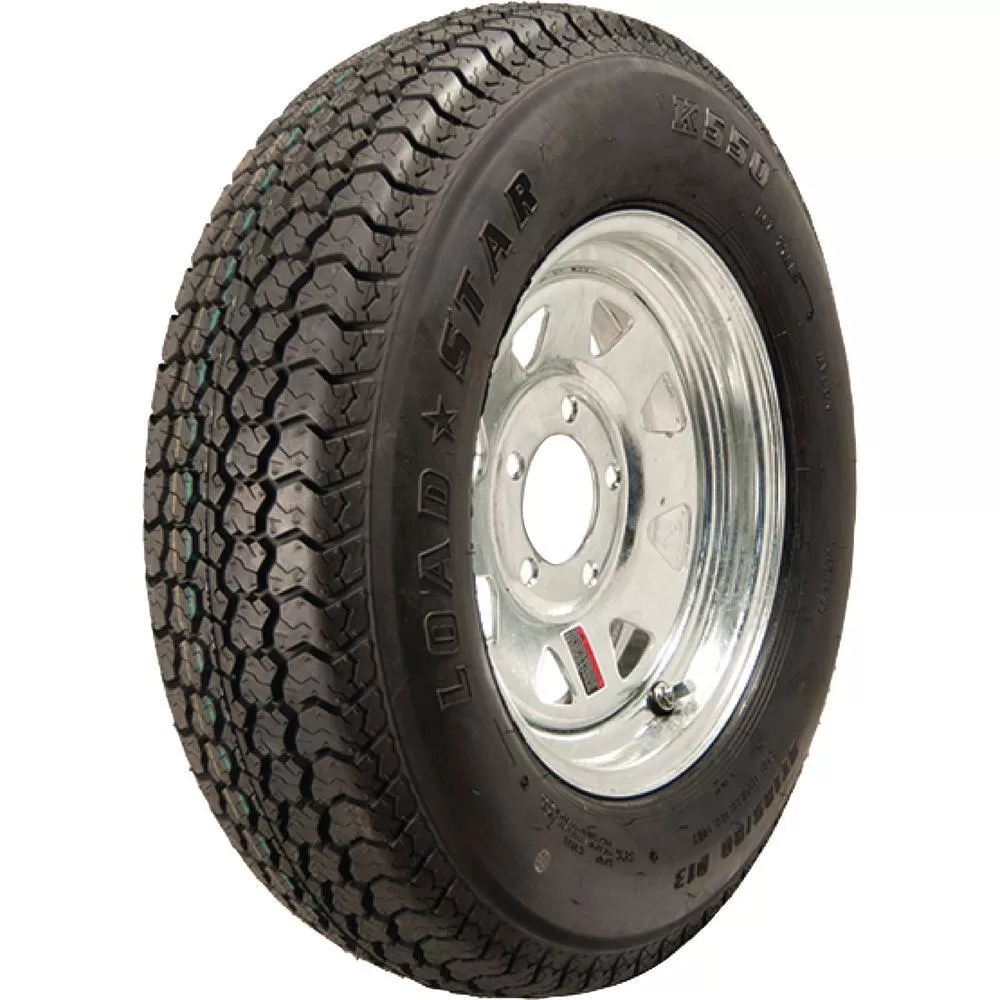 LOADSTAR 3S060 ST175/80D-13 K550 BIAS 1100 lb. Load Capacity Galvanized 13 in. Bias Tire and Wheel Assembly