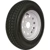 LOADSTAR 3S470 ST205/75D-14 K550 BIAS 1760 lb. Load Capacity White with Stripe 14 in. Bias Tire and Wheel Assembly