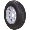 LOADSTAR 3S640 ST205/75D-15 K550 BIAS 1820 lb. Load Capacity White with Stripe 15 in. Bias Tire and Wheel Assembly