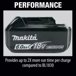 Makita 18V LXT Lithium-Ion 6.0 Ah Battery (2-Pack)