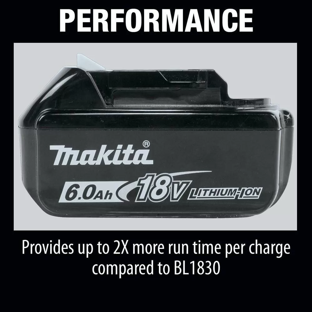 Makita 18V LXT Lithium-Ion 6.0 Ah Battery (2-Pack)