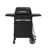 Megamaster 720-1065 Megamaster 2-Burner Propane Gas Grill in Black