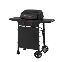 Megamaster 720-1065 Megamaster 2-Burner Propane Gas Grill in Black