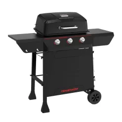 Megamaster 720-1066 Megamaster 3-Burner Propane Gas Grill in Black