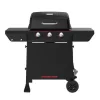 Megamaster 720-1066 Megamaster 3-Burner Propane Gas Grill in Black
