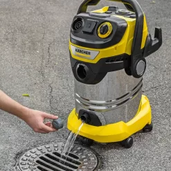 Karcher 1.628-375.0 WD 6 P S Multi-Purpose 8 Gal. Wet-Dry Vacuum Cleaner with Attachments, Blower Feature and Space-Saving Design 1800-Watt