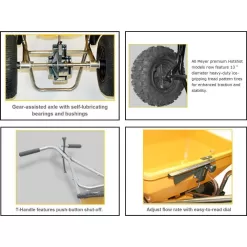 Meyer 38170 70 lb. Capacity Walk Behind Broadcast Salt Spreader