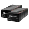 MIGHTY MAX BATTERY MAX3428993 12 Volt 7ah Rechargeable Battery with F1 (.187) Terminals - 10 Pack"