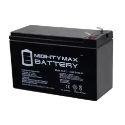 MIGHTY MAX BATTERY MAX3430380 12V 8Ah Fire Alarm Battery Replaces 12V 8Ah ELK-1280 - 10 Pack