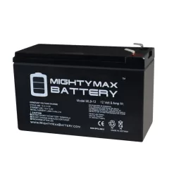 MIGHTY MAX BATTERY MAX3434105 12V 9Ah PowerWare PWHR1234W2FR Replacement UPS Battery - 8 Pack