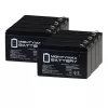 MIGHTY MAX BATTERY MAX3434105 12V 9Ah PowerWare PWHR1234W2FR Replacement UPS Battery - 8 Pack