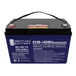 MIGHTY MAX BATTERY MAX3847878 12V 100AH GEL Battery Replacement for Kaddy E-Caddy Golf Cart