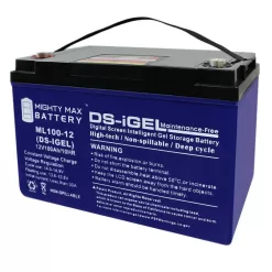 MIGHTY MAX BATTERY MAX3847878 12V 100AH GEL Battery Replacement for Kaddy E-Caddy Golf Cart
