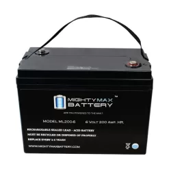 MIGHTY MAX BATTERY MAX3865879 6V 200AH SLA Battery Replacement for Golf Cart