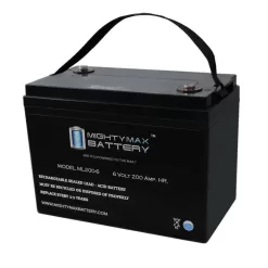 MIGHTY MAX BATTERY MAX3865879 6V 200AH SLA Battery Replacement for Golf Cart