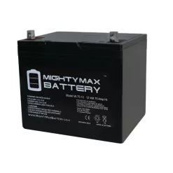MIGHTY MAX BATTERY MAX3938517 12V 75Ah SLA Battery Replacement for PowerSonic PS-12750U