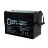 MIGHTY MAX BATTERY MAX3958677 12V 100Ah SLA Replacement Battery for Deep RV Marine Solar System