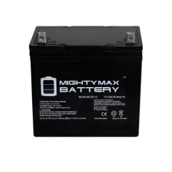 MIGHTY MAX BATTERY MAX3970885 12V 55Ah SLA Replacement Battery for MK M22NF SLD G - 2 Pack