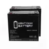 MIGHTY MAX BATTERY MAX3970885 12V 55Ah SLA Replacement Battery for MK M22NF SLD G - 2 Pack