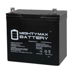 MIGHTY MAX BATTERY MAX3970885 12V 55Ah SLA Replacement Battery for MK M22NF SLD G - 2 Pack