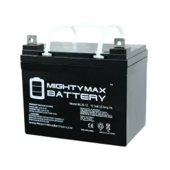 MIGHTY MAX BATTERY ML35-12MP2 12-Volt 35 Ah SLA (Sealed Lead Acid) AGM Type Medical Mobility Replacement Battery (2-Pack)