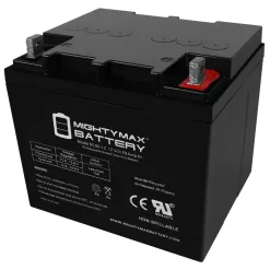 MIGHTY MAX BATTERY ML50-12411 12-Volt 50 Ah Rechargeable Sealed Lead Acid (SLA) Battery