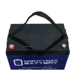 MIGHTY MAX BATTERY ML75-12GEL 12-Volt 75 Ah GEL Rechargeable Sealed Lead Acid (SLA) Battery