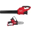 Milwaukee M18 FUEL 120 MPH 450 CFM 18-Volt Lithium-Ion Brushless Battery Handheld Blower with M12 FUEL 6 in. Pruning Saw (2-Tool)
