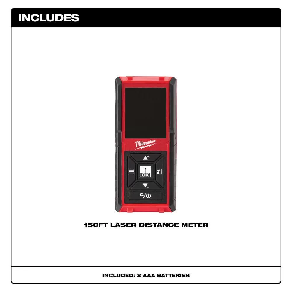 Milwaukee 48-22-9802 150 ft. Laser Distance Meter
