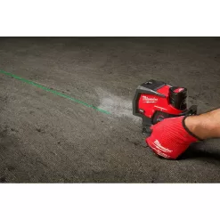 Milwaukee 3622-20 M12 12-Volt Lithium-Ion Cordless Green 125 ft. Cross Line and Plumb Points Laser Level (Tool-Only)
