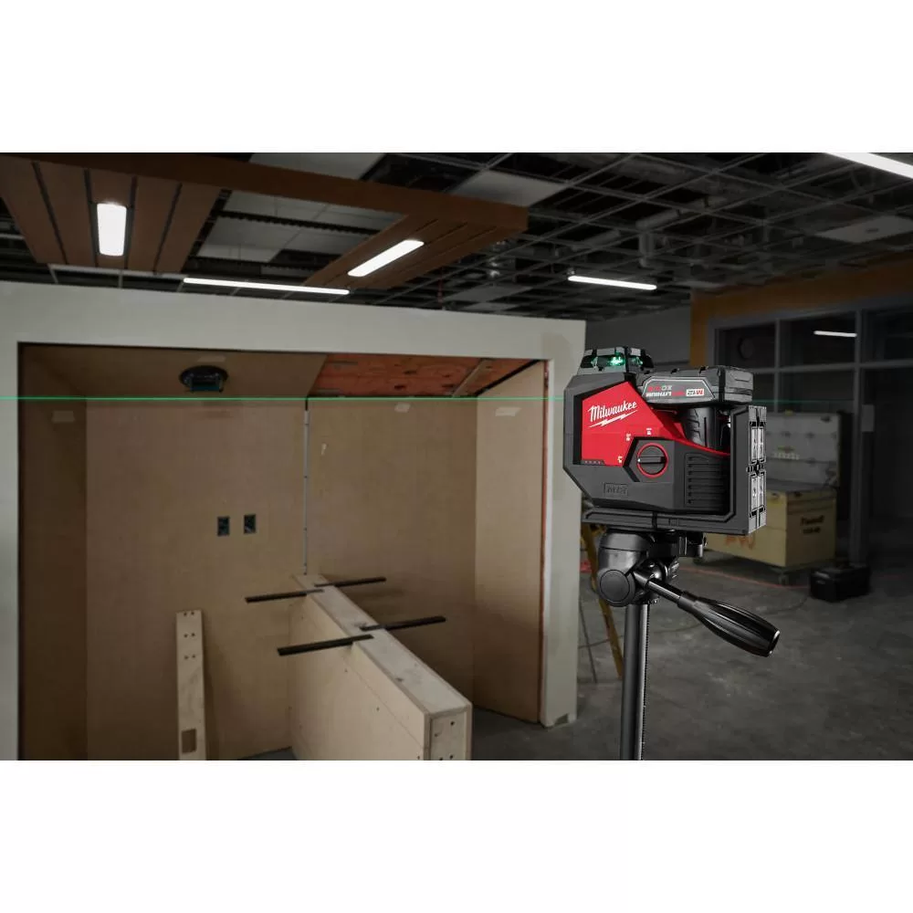 Milwaukee 3631-20 M12 12-Volt Lithium-Ion Cordless Green 360-Degree Single Plane Laser Level (Tool Only)