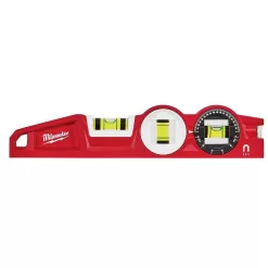 Milwaukee MLBXM48-48-22-5210 48 in. REDSTICK Magnetic Box Level with 10 in. 360 Locking Die Cast Torpedo Level (2-Piece)