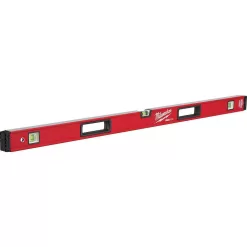 Milwaukee MLBXM48-48-22-5210 48 in. REDSTICK Magnetic Box Level with 10 in. 360 Locking Die Cast Torpedo Level (2-Piece)