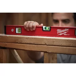 Milwaukee MLBXS1648 16 in./48 in. Redstick Box Level Set